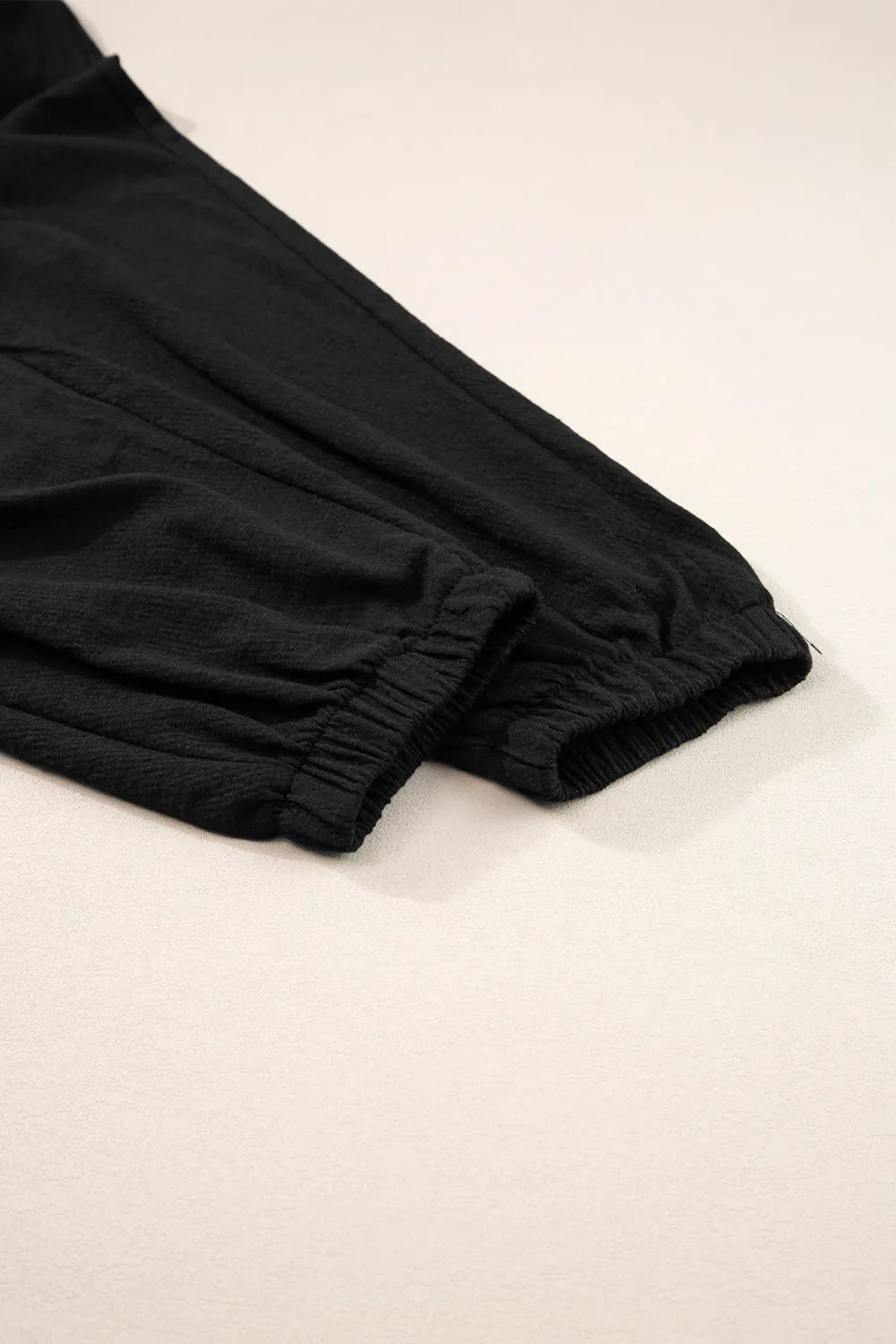 Smocked Sleeveless V Neck Jumpsuit - cas7m