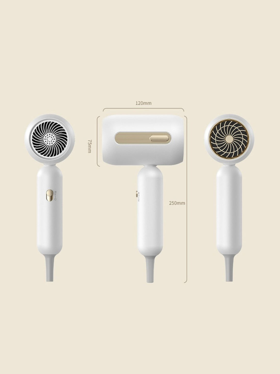 Portable Negative Ion Hair Dryer - cas7m
