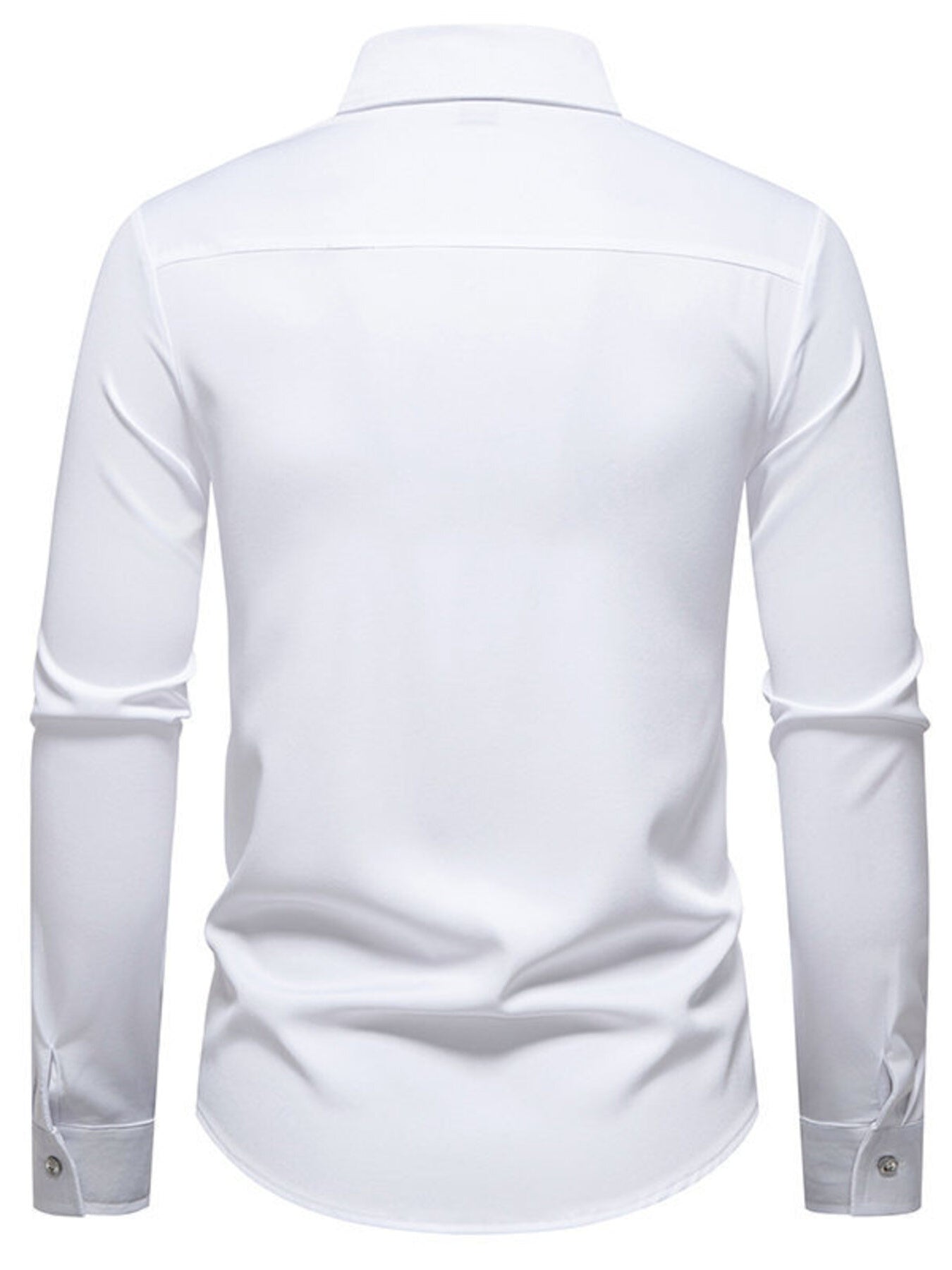 Men's Slim Fit Long Sleeve Shirt - cas7m