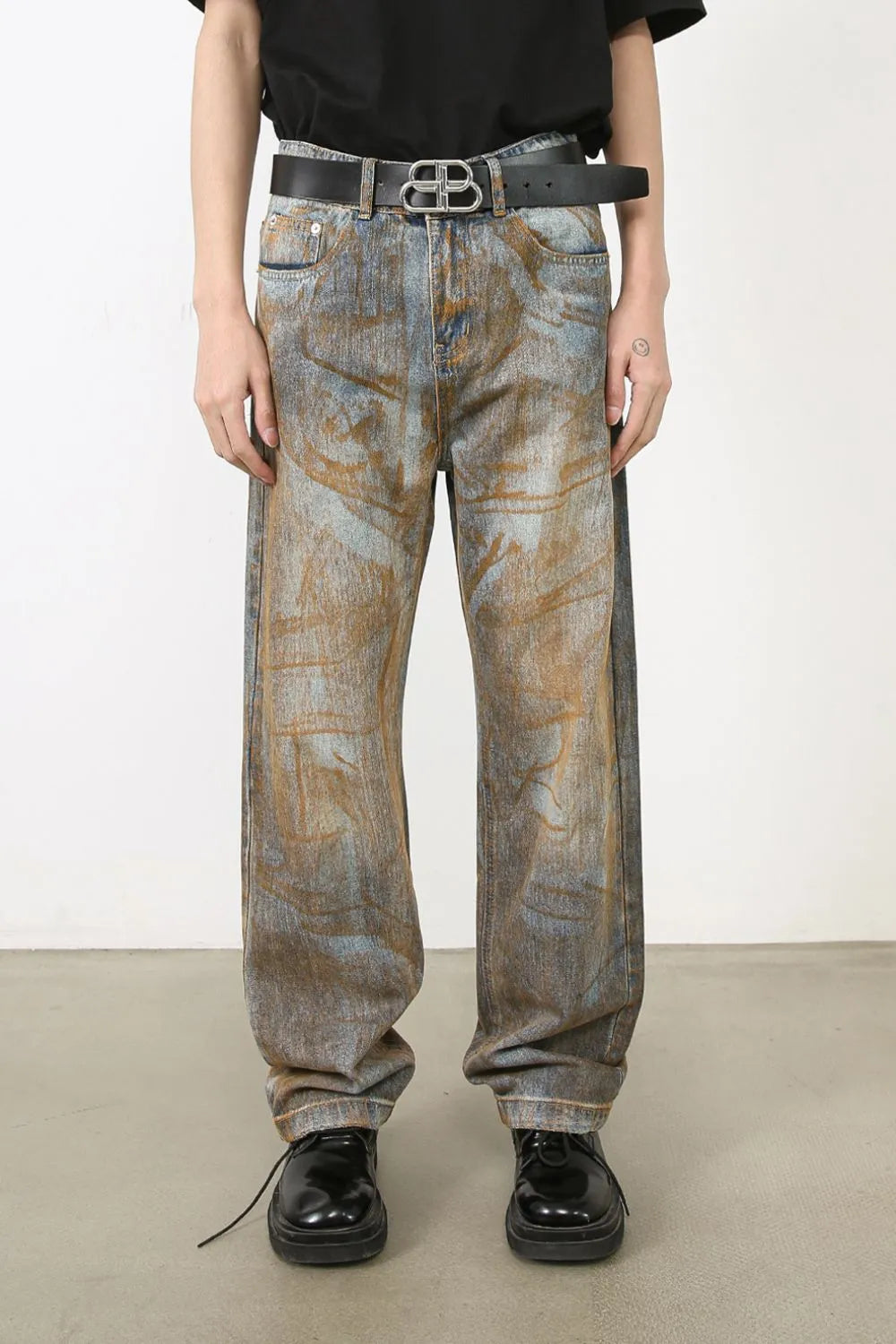 Men's Baggy Jeans with Pockets - cas7m