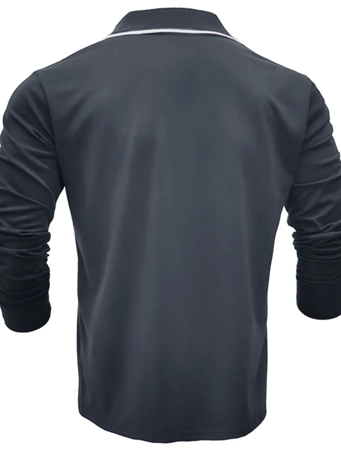Men's Classic Long Sleeve Polo Shirt - cas7m