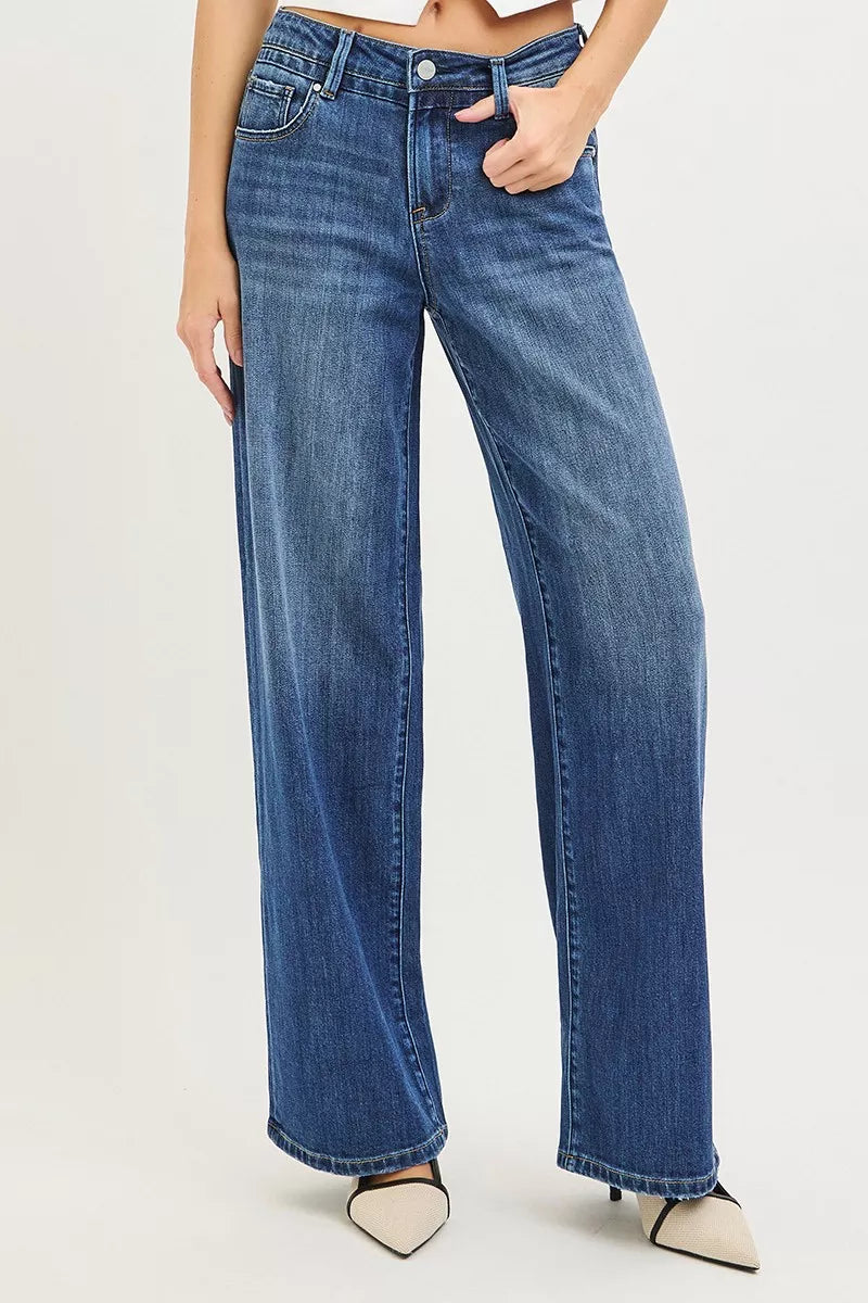RISEN Slouchy Baggy Jeans with Pockets - cas7m