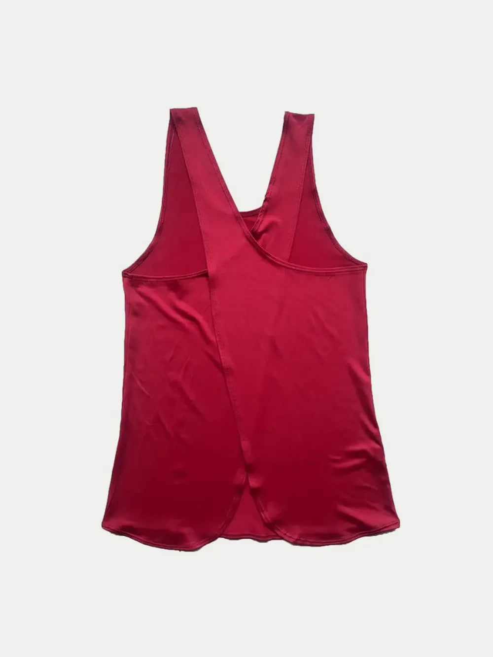 Crisscross Scoop Neck Active Tank - cas7m