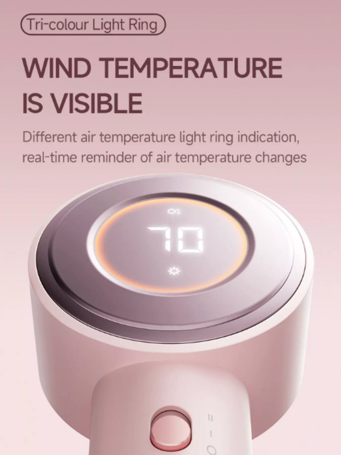 TurboIon Pro: Compact High-Speed Hair Dryer with Temperature Control - cas7m