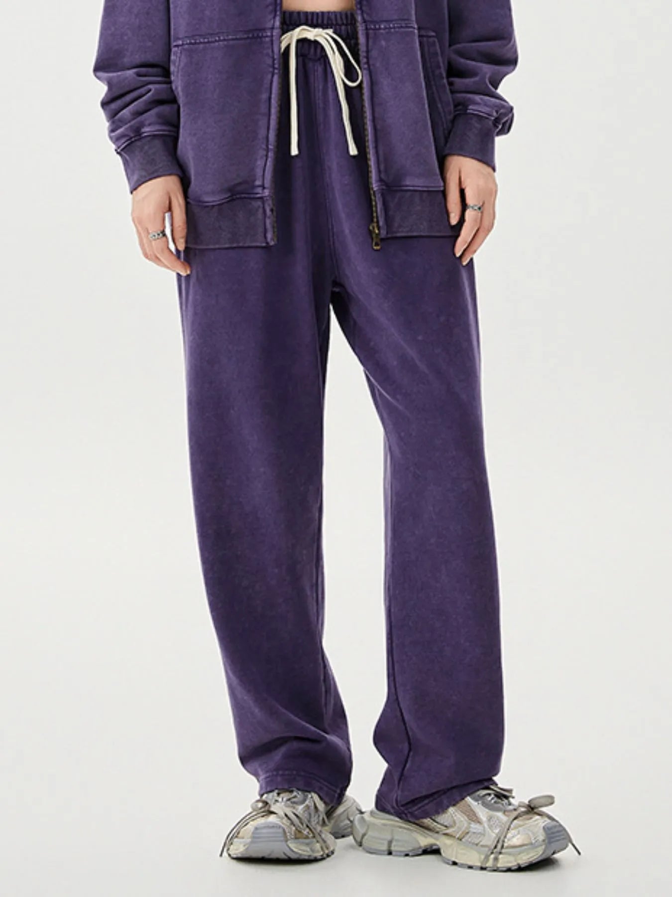 Men's Washed Relaxed Fit Sweatpants - cas7m
