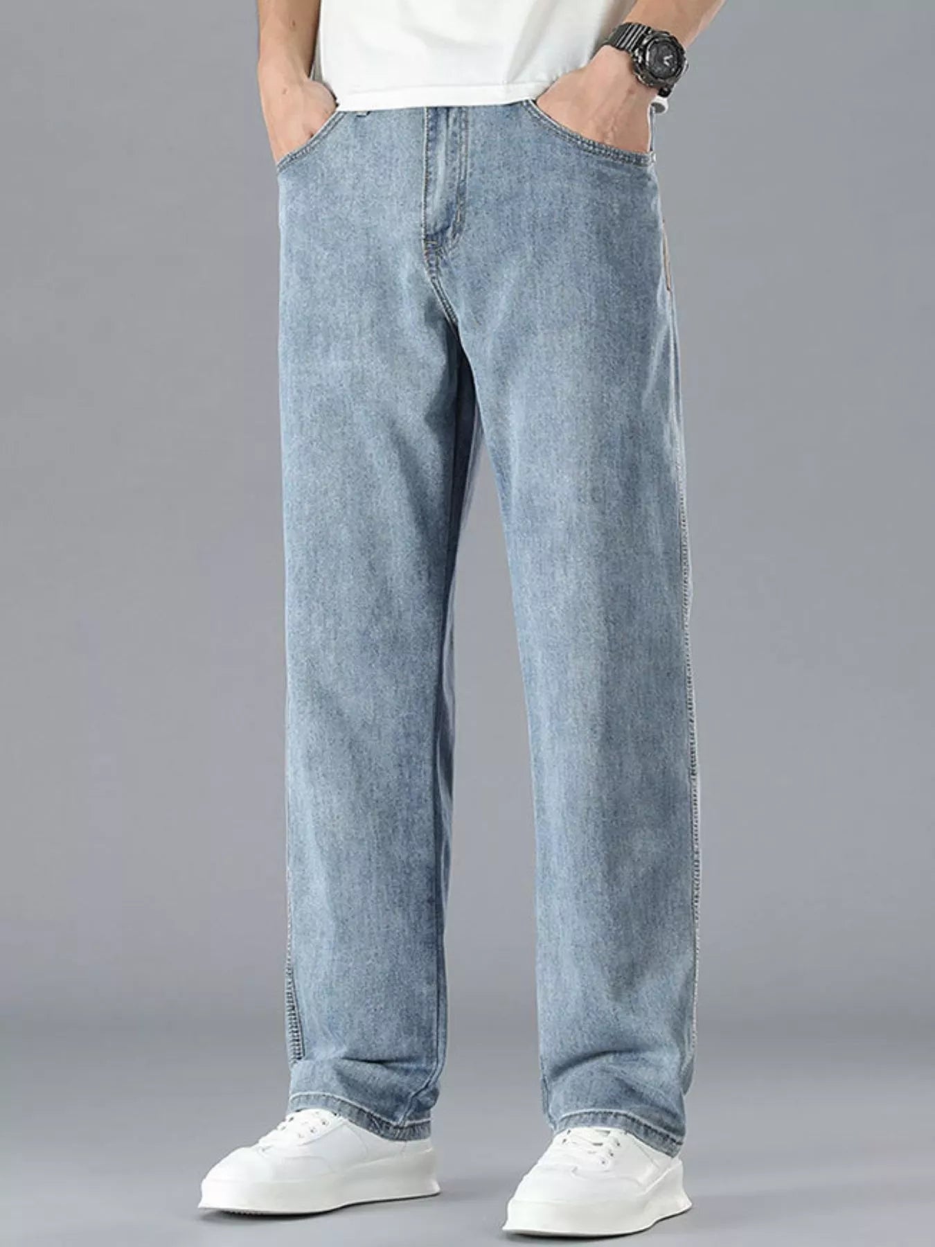 Men's Straight Leg Jeans - cas7m