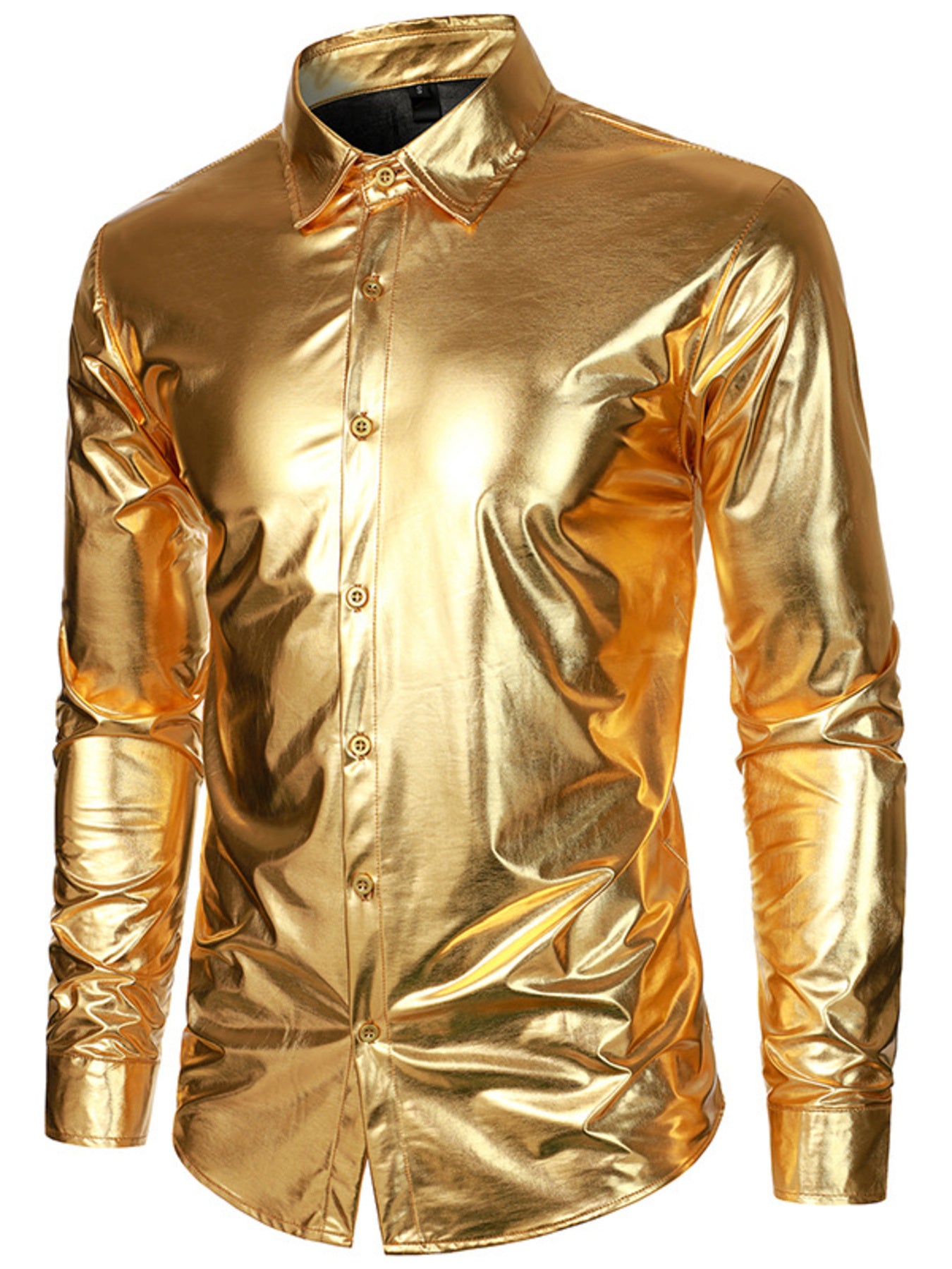 Men's Long Sleeve Button-Down Shirt - cas7m