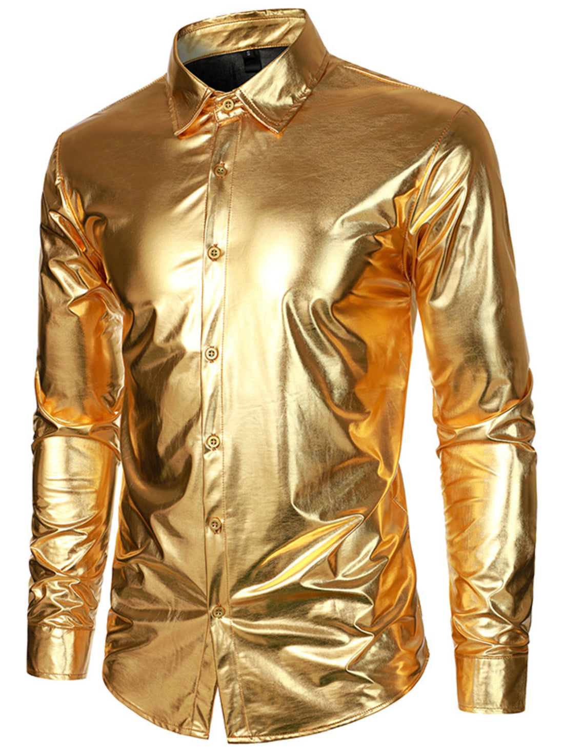 Men's Long Sleeve Button-Down Shirt - cas7m