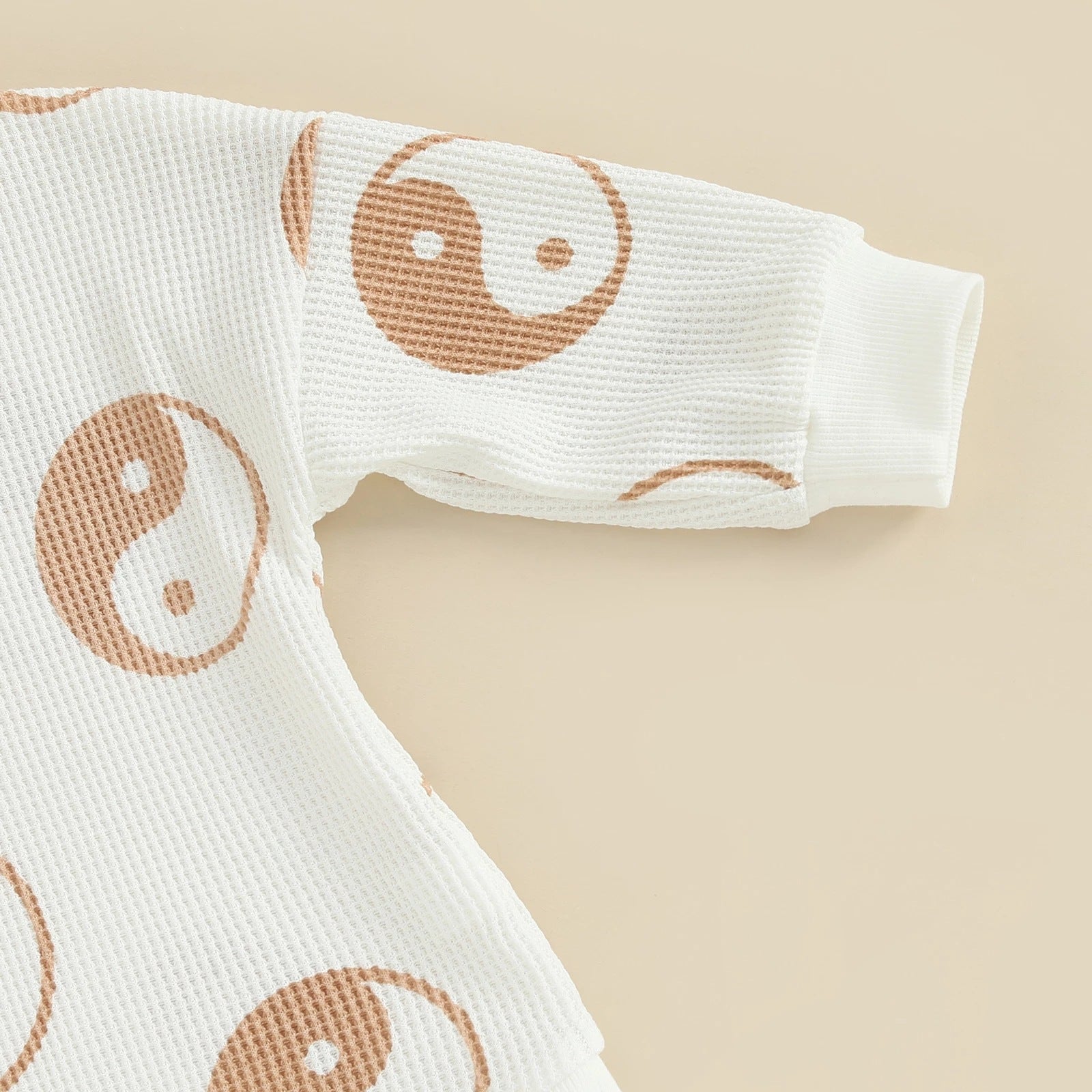 Baby One-piece Suit Knitted Long Sleeve - cas7m