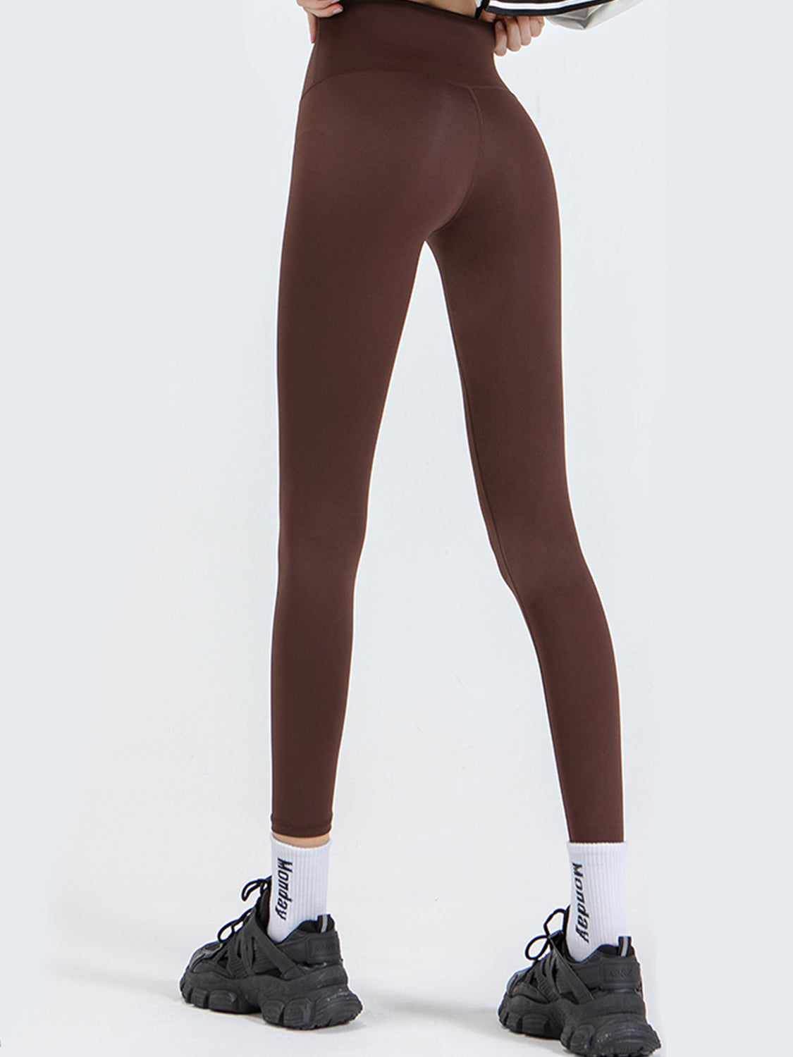 Ultra-Stretch Opaque Leggings - Comfy Nylon-Spandex Blend - cas7m