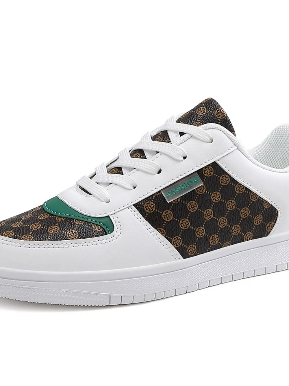 Classic Comfort Low-Heel PU Canvas Shoes - cas7m
