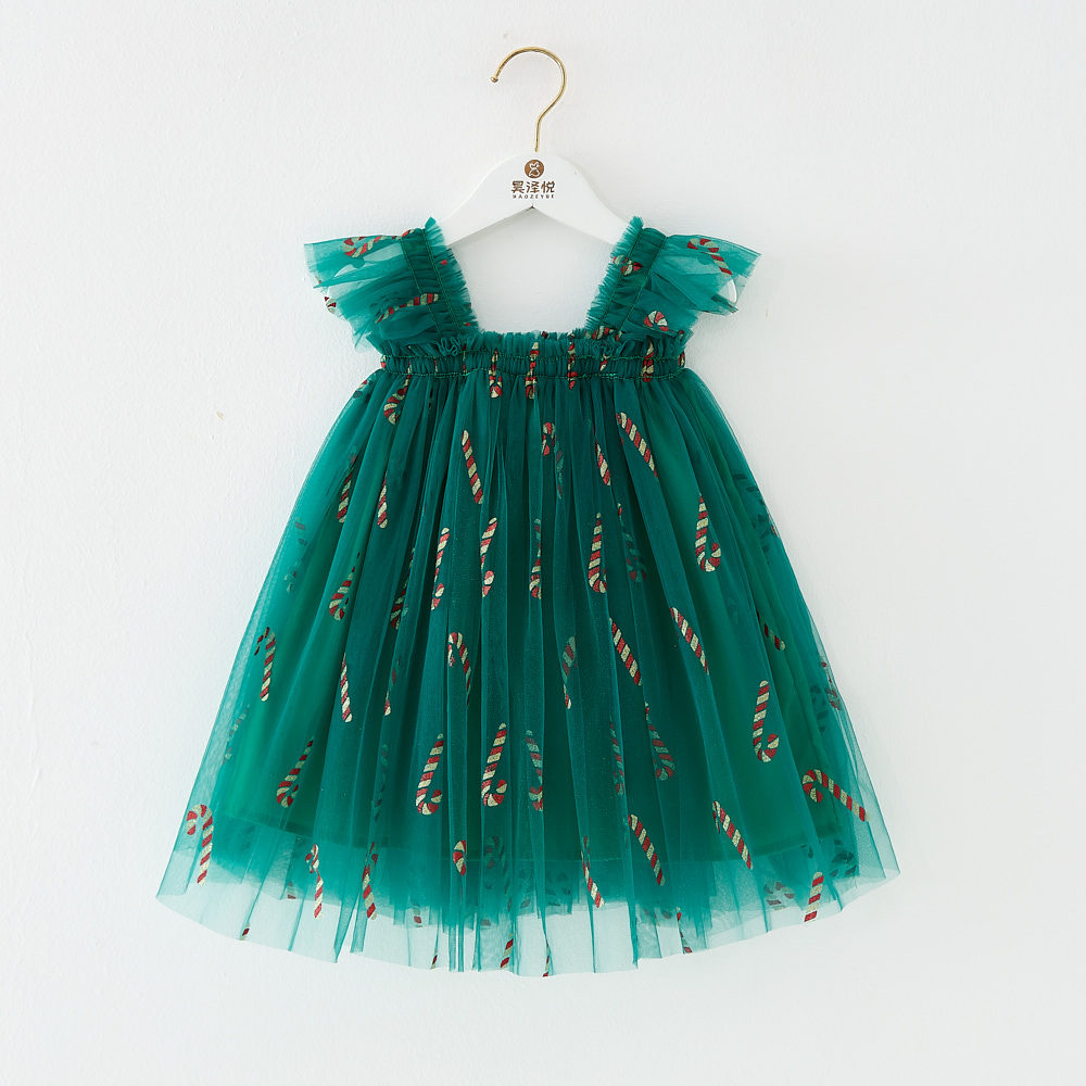 Christmas New Children Shirt XINGX Suspender Skirt For Girls - cas7m