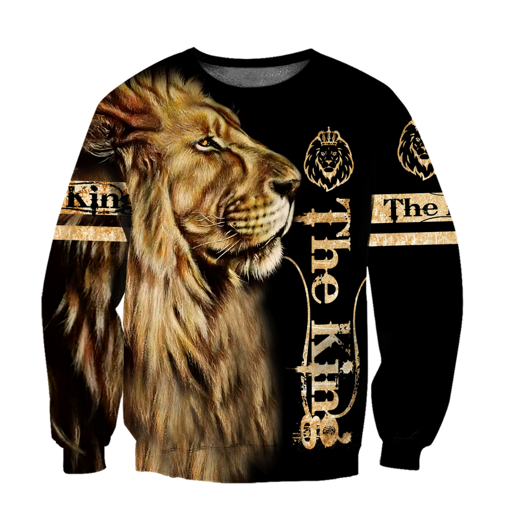 Animal Lion Men 3D Printed Sports Hoodie - cas7m
