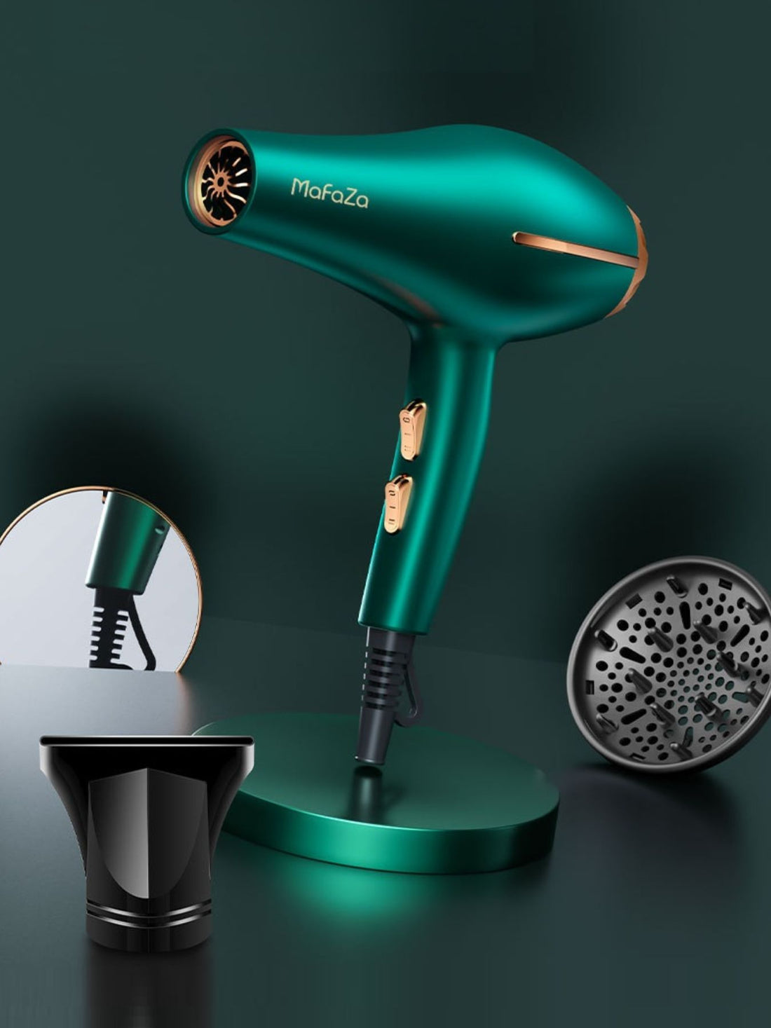 Adjustable Ionic Precision Hair Dryer for Salon-Quality Styling - cas7m