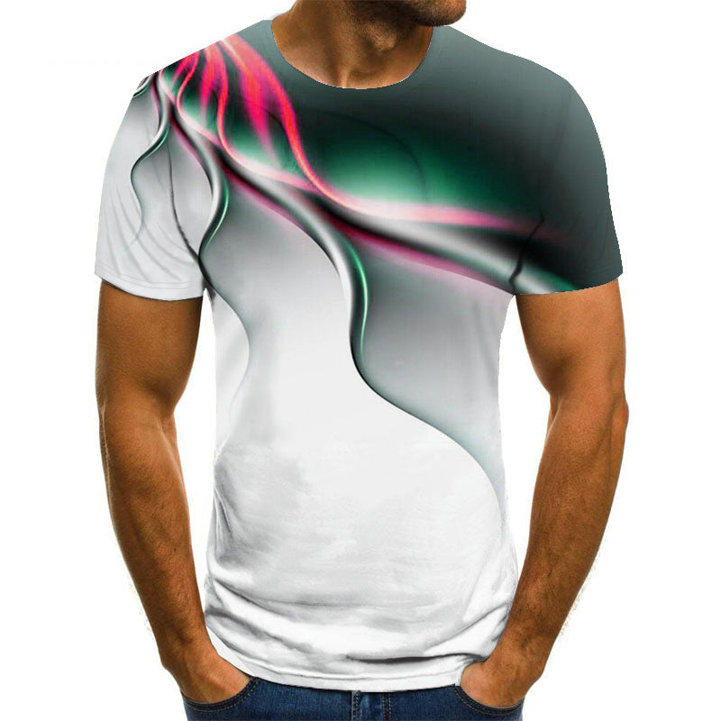 Personalized 3D digital printed T-shirt - cas7m