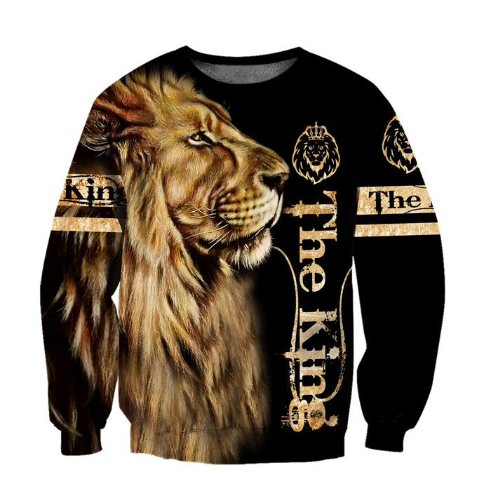 Animal Lion Men 3D Printed Sports Hoodie - cas7m