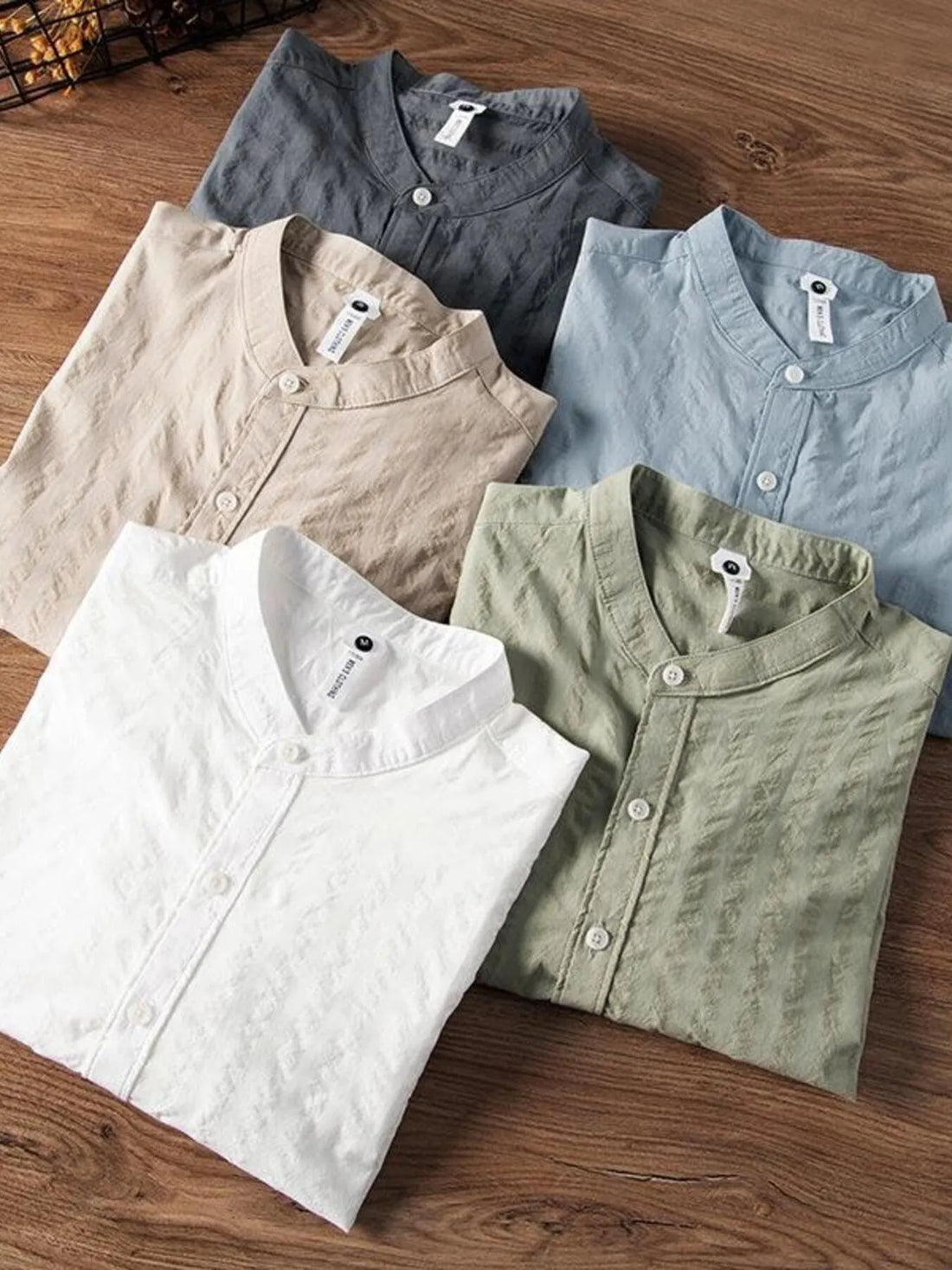 Men's Plus Size Button Up Long Sleeve Shirt - cas7m
