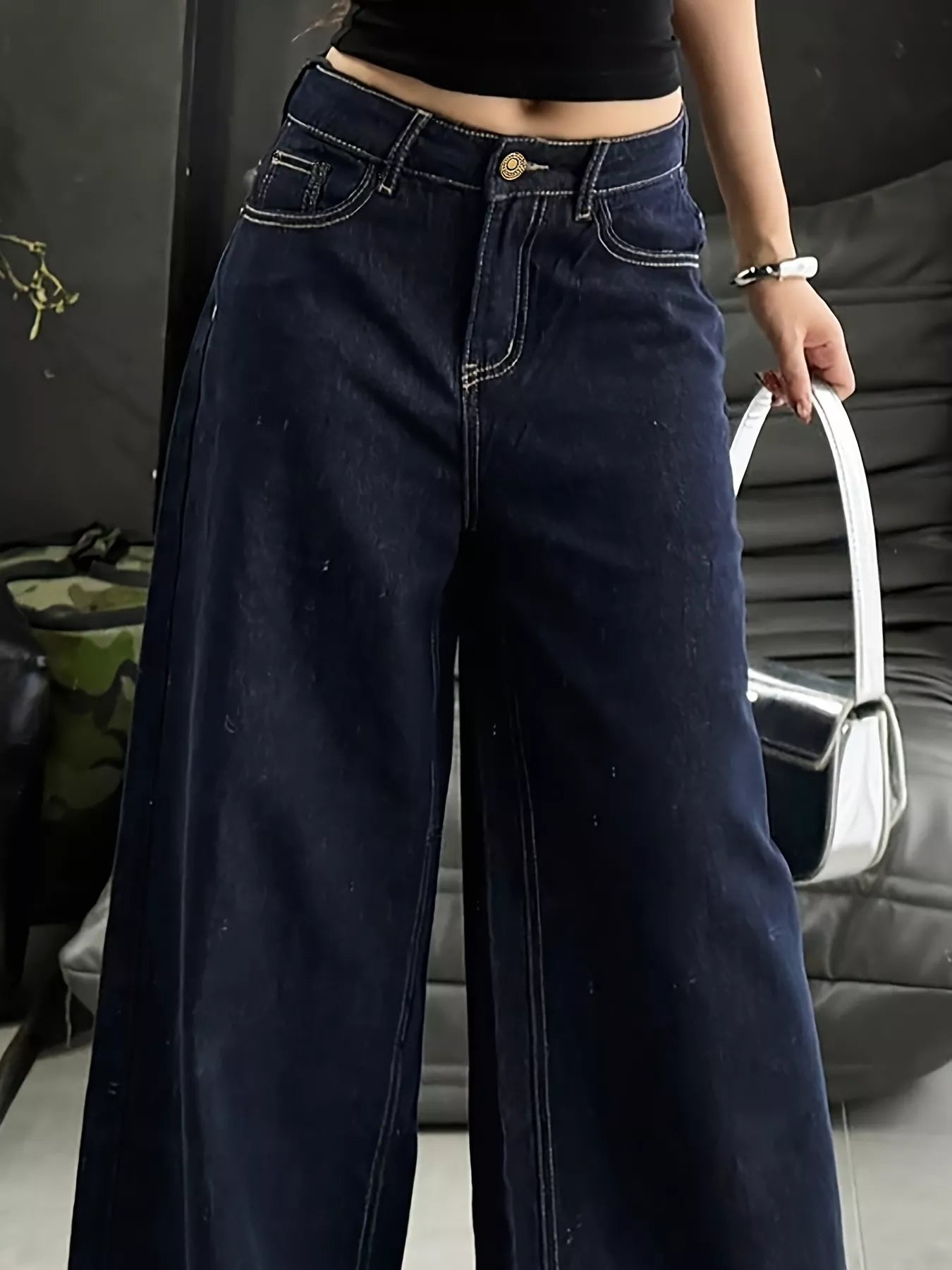 Wide Leg Jeans - cas7m