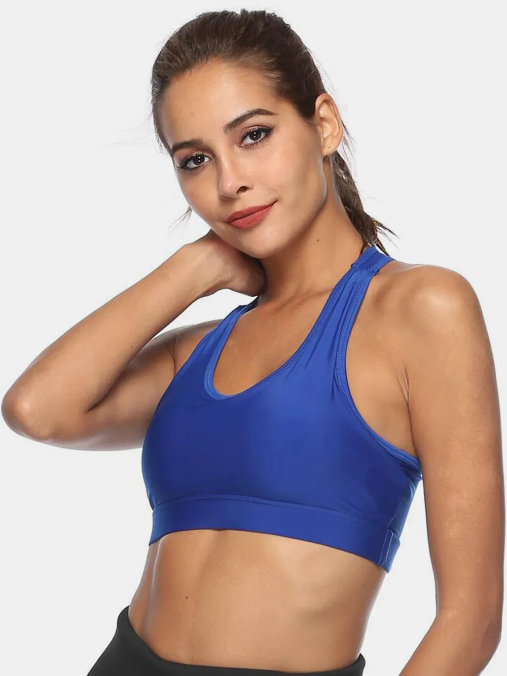 Cutout Scoop Neck Active Tank - cas7m