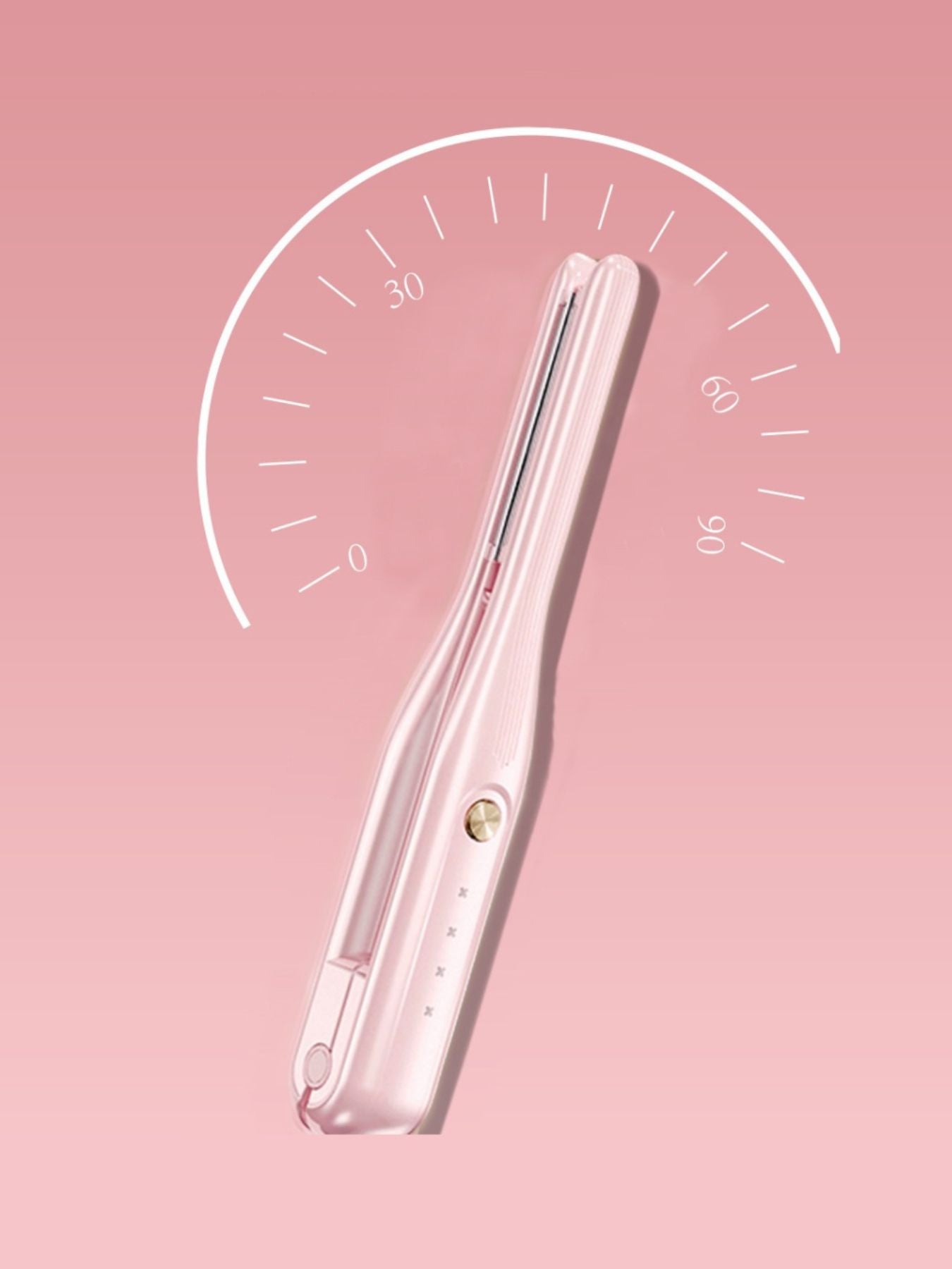 QuickStyle Pro 2-in-1 Curling & Straightening Hair Tool - cas7m