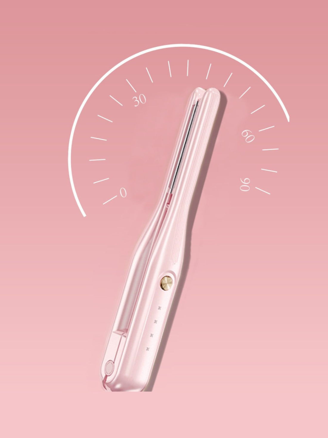 QuickStyle Pro 2-in-1 Curling & Straightening Hair Tool - cas7m