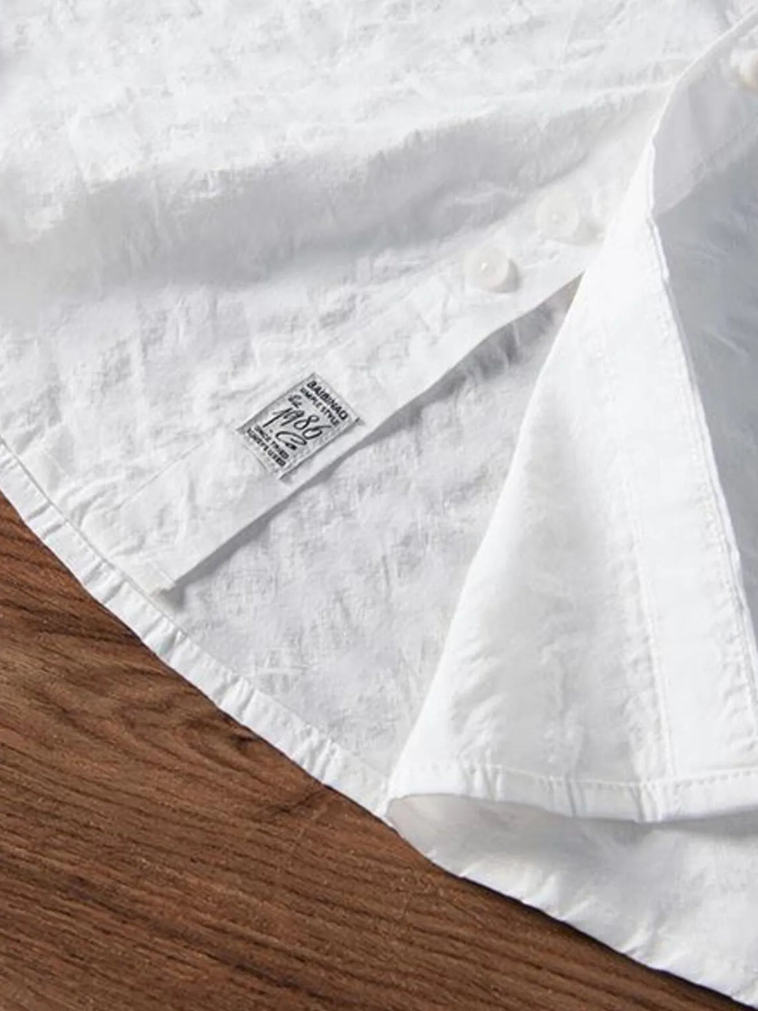 Men's Plus Size Button Up Long Sleeve Shirt - cas7m