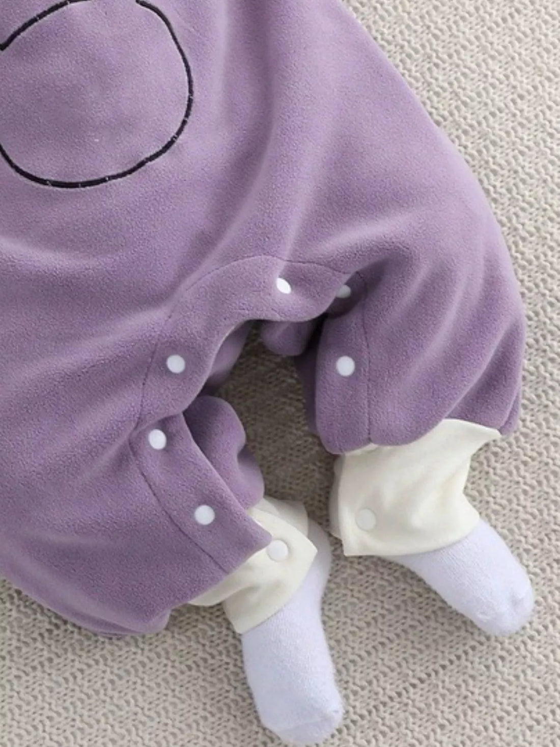 Children's Cute Bear Long Sleeve One-Piece - cas7m