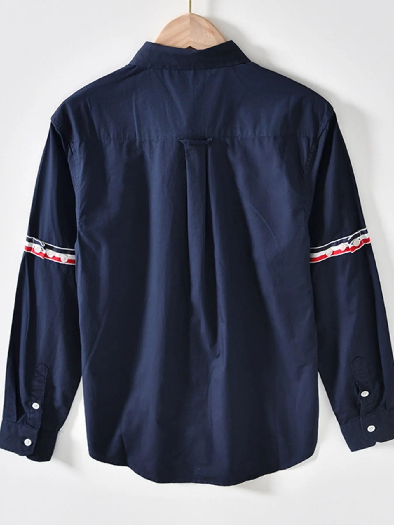 Men's Button Up Long Sleeve Shirt - cas7m