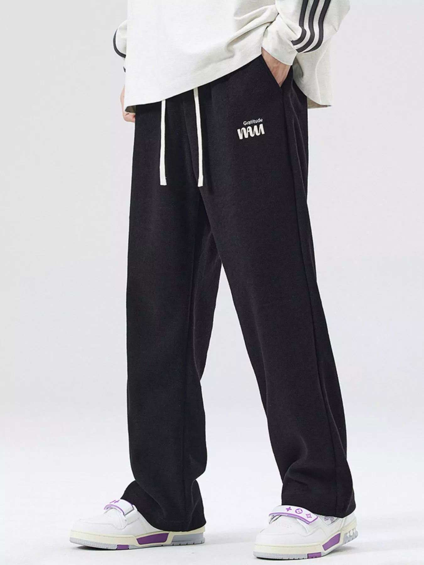Men's Full Size Casual Loose Fit Sweatpants Plus Size - cas7m