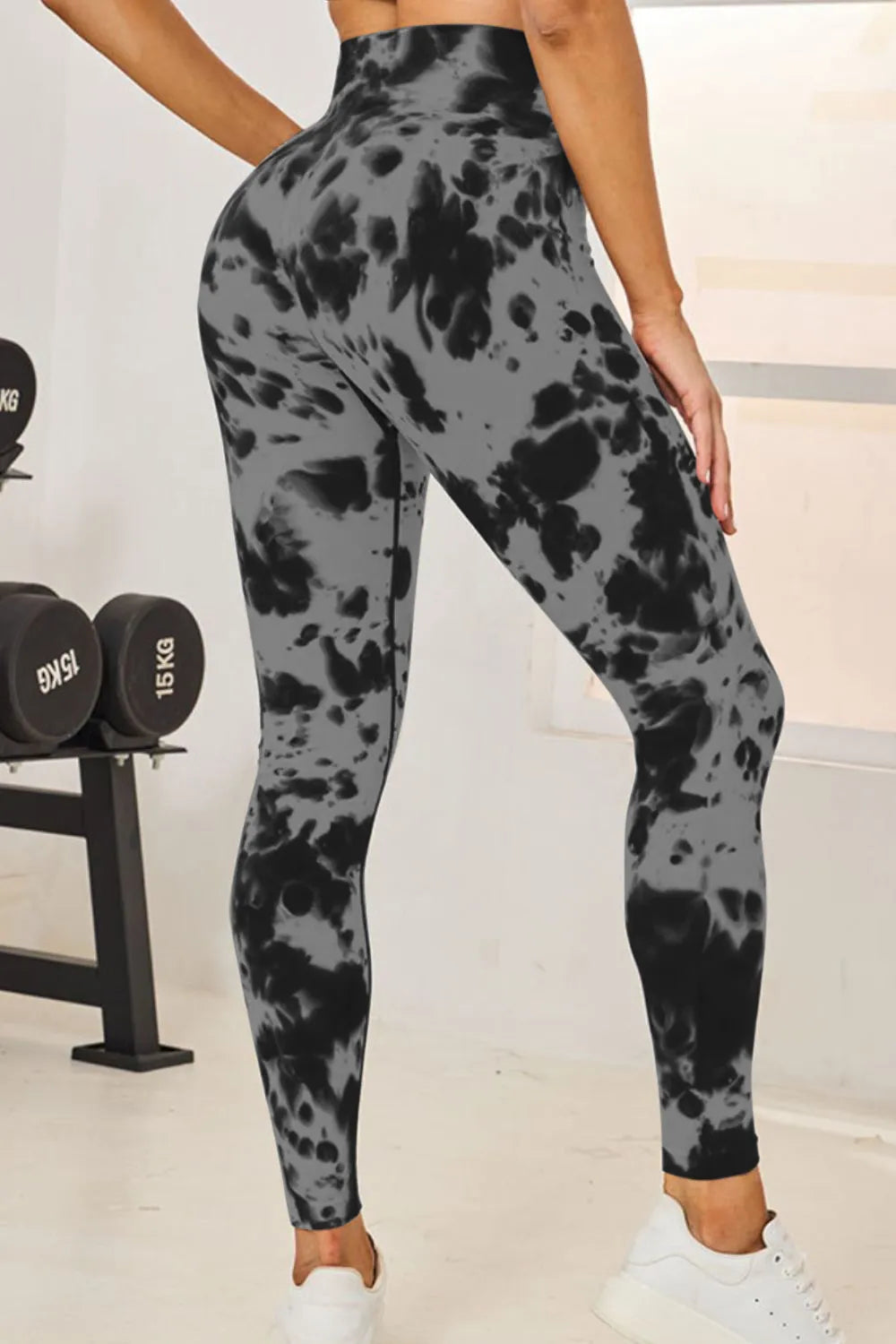 Basic Stretch Nylon-Spandex Leggings - Comfort Fit - cas7m