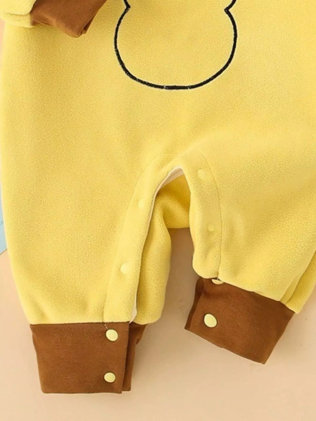 Children's Cute Bear Long Sleeve One-Piece - cas7m