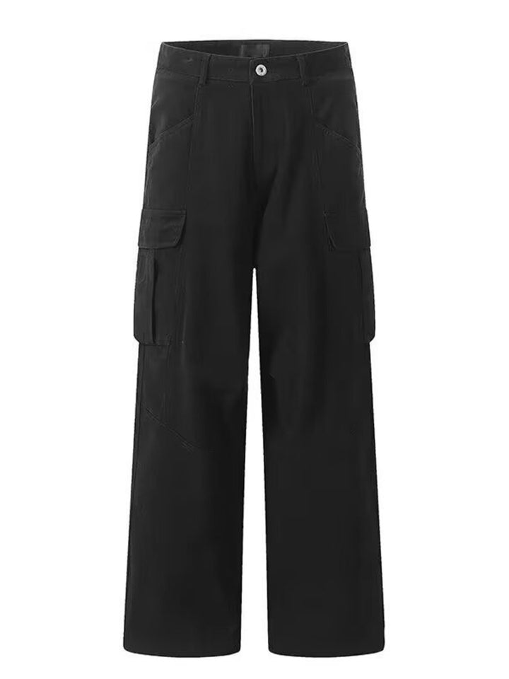 Men's Full Size Loose Fit Cargo Pants Plus Size - cas7m