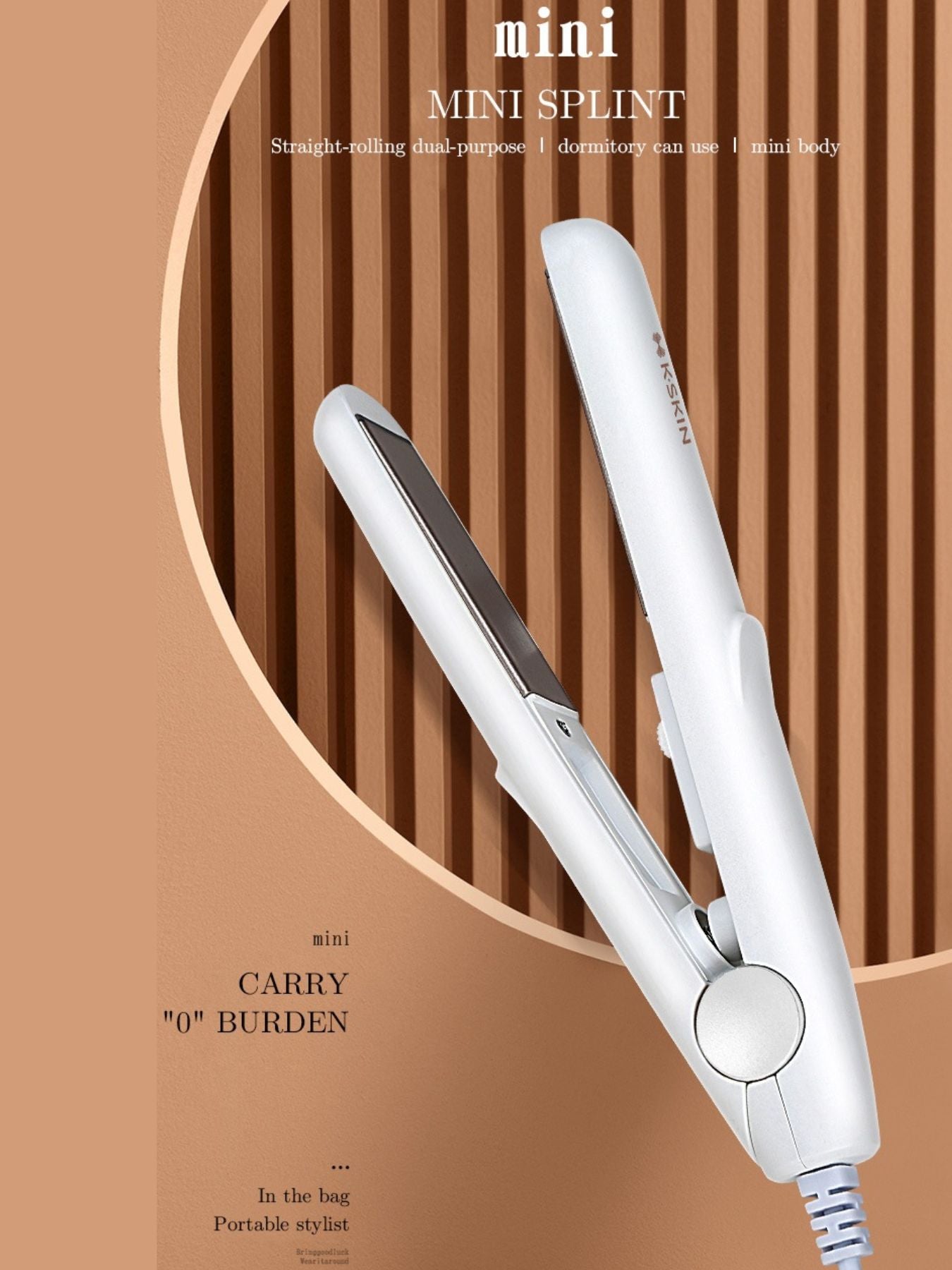 Portable Mini Hair Straightener - cas7m