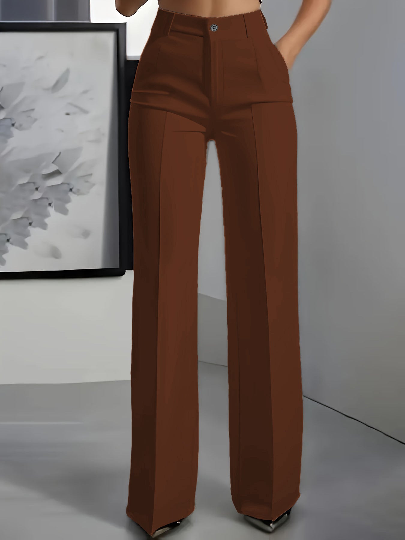 Versatile Men's Polyester Pants - Comfort & Style in Every Size - cas7m