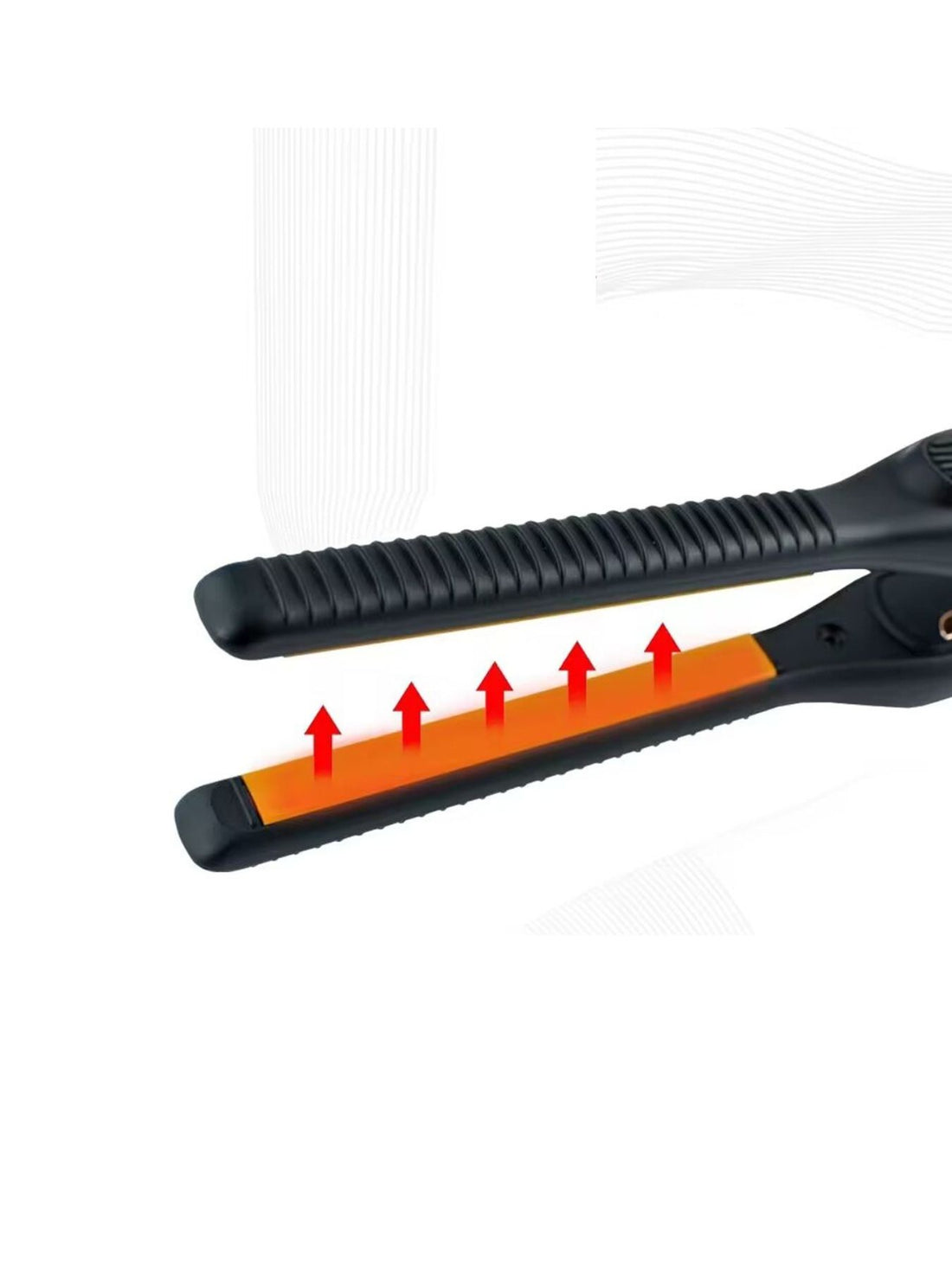 Salon-Quality Adjustable Temp Hair Straightener - Cordless & Durable - cas7m