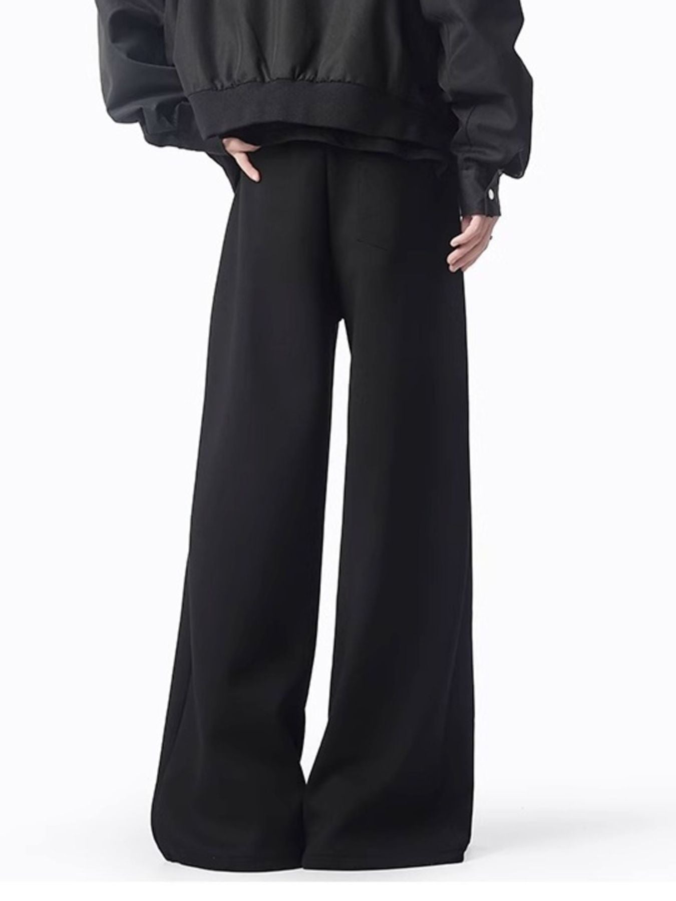 Men's Plus Size Casual Wide Leg Sweatpants - cas7m