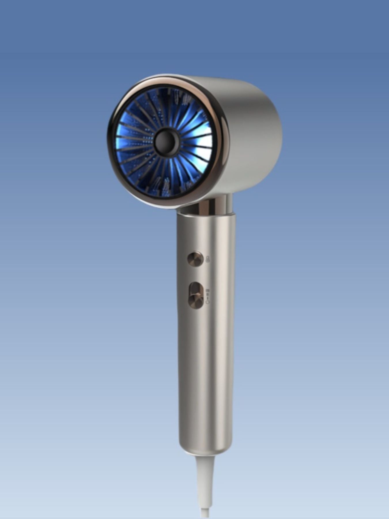 Negative Ion Turbo Hair Dryer: Fast, Frizz-Free, Silky Results - cas7m