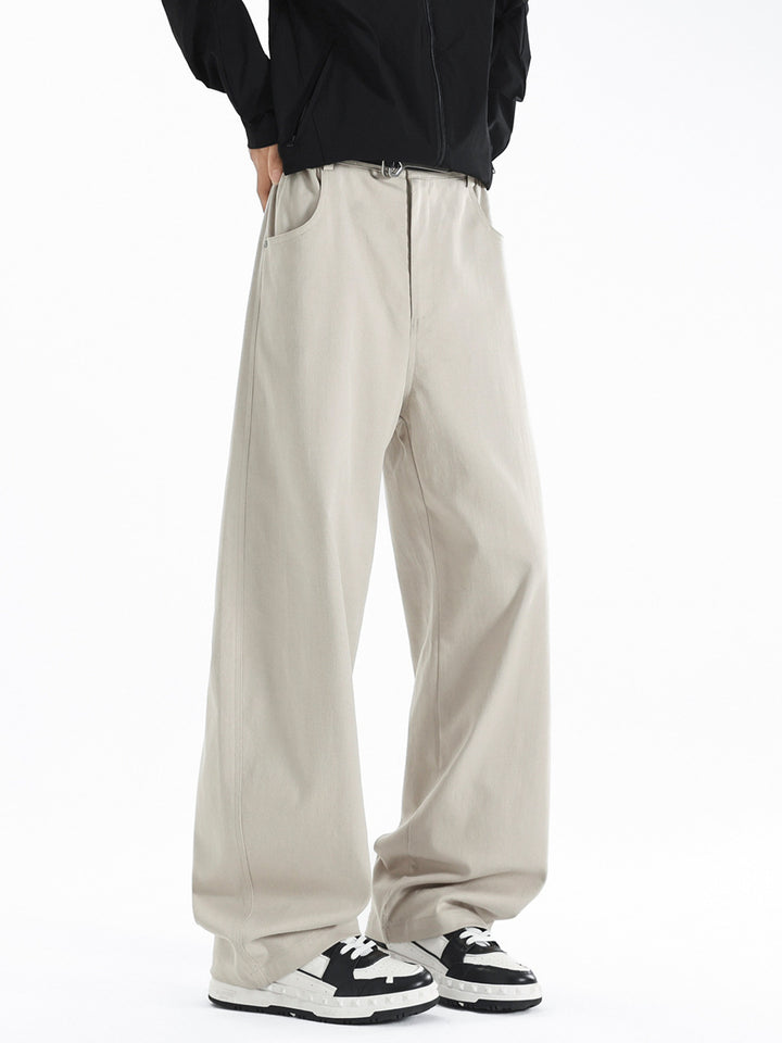 Men's Plus Size Wide Leg Casual Pants - cas7m