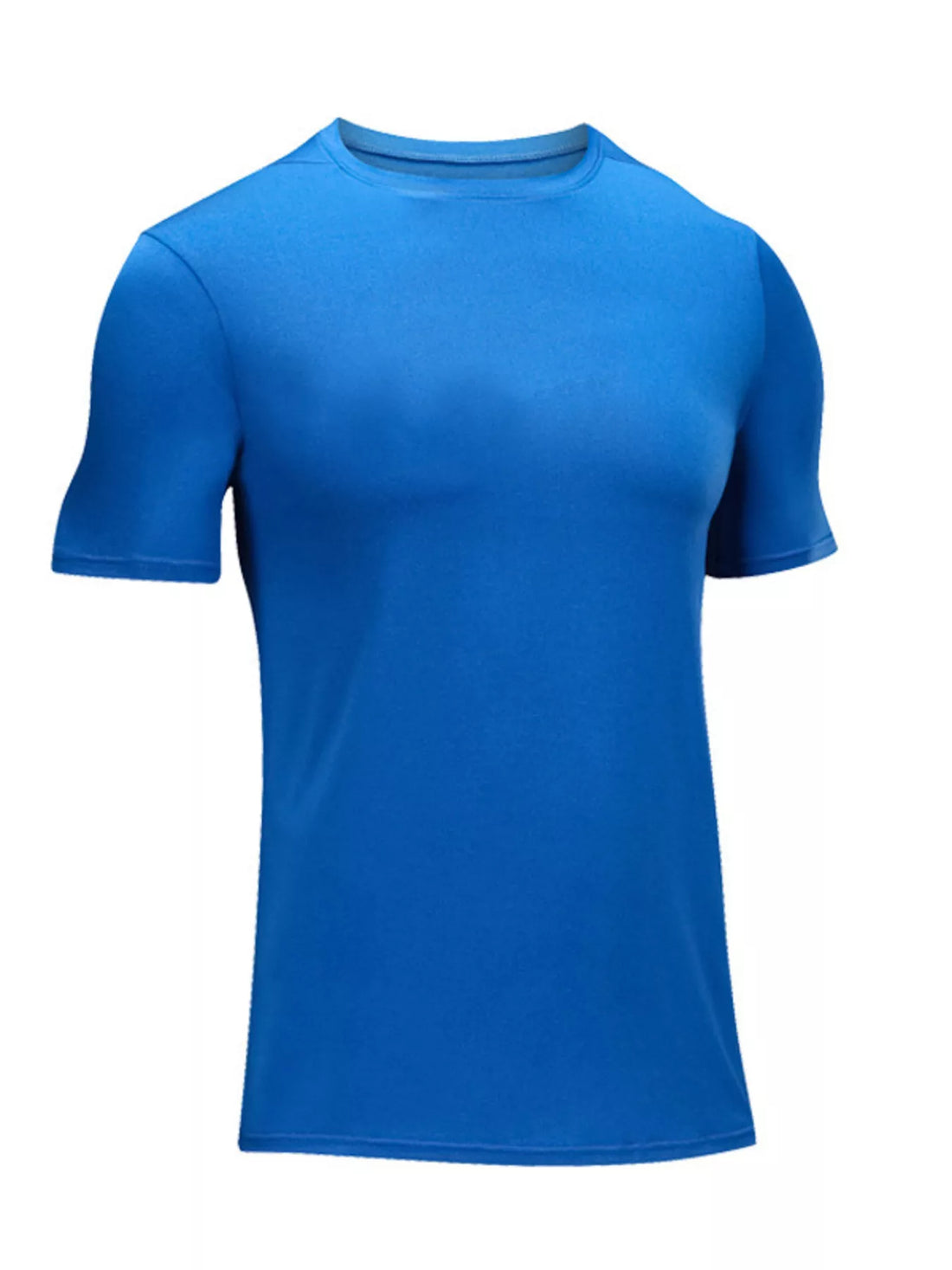 Men's Plus Size Round Neck Short Sleeve T-Shirt - cas7m