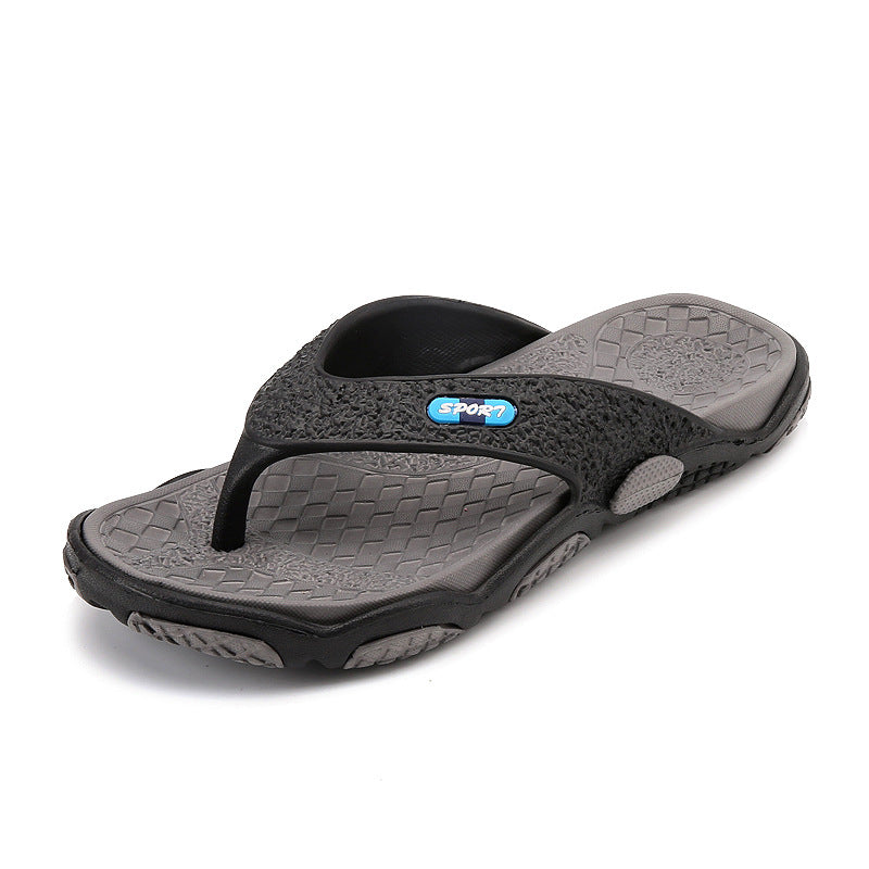 Summer non-slip pinch sandals and slippers summer personality flip-flops men's beach sandals and slippers men - cas7m