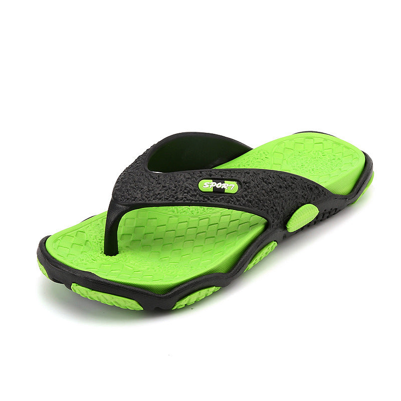 Summer non-slip pinch sandals and slippers summer personality flip-flops men's beach sandals and slippers men - cas7m