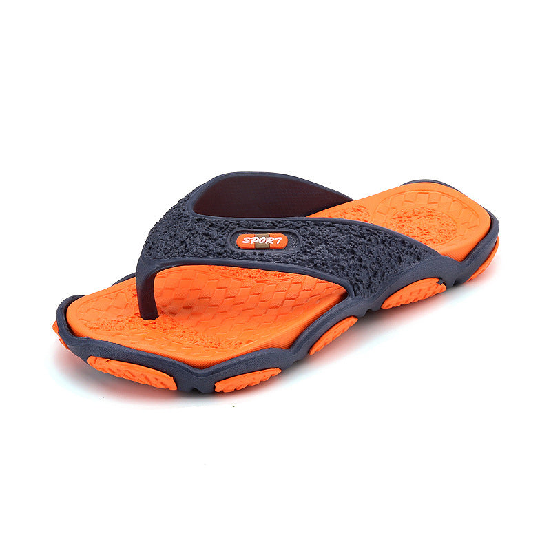 Summer non-slip pinch sandals and slippers summer personality flip-flops men's beach sandals and slippers men - cas7m