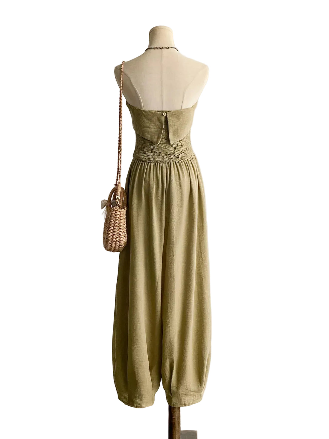 Wide Leg Tube Jumpsuit - cas7m