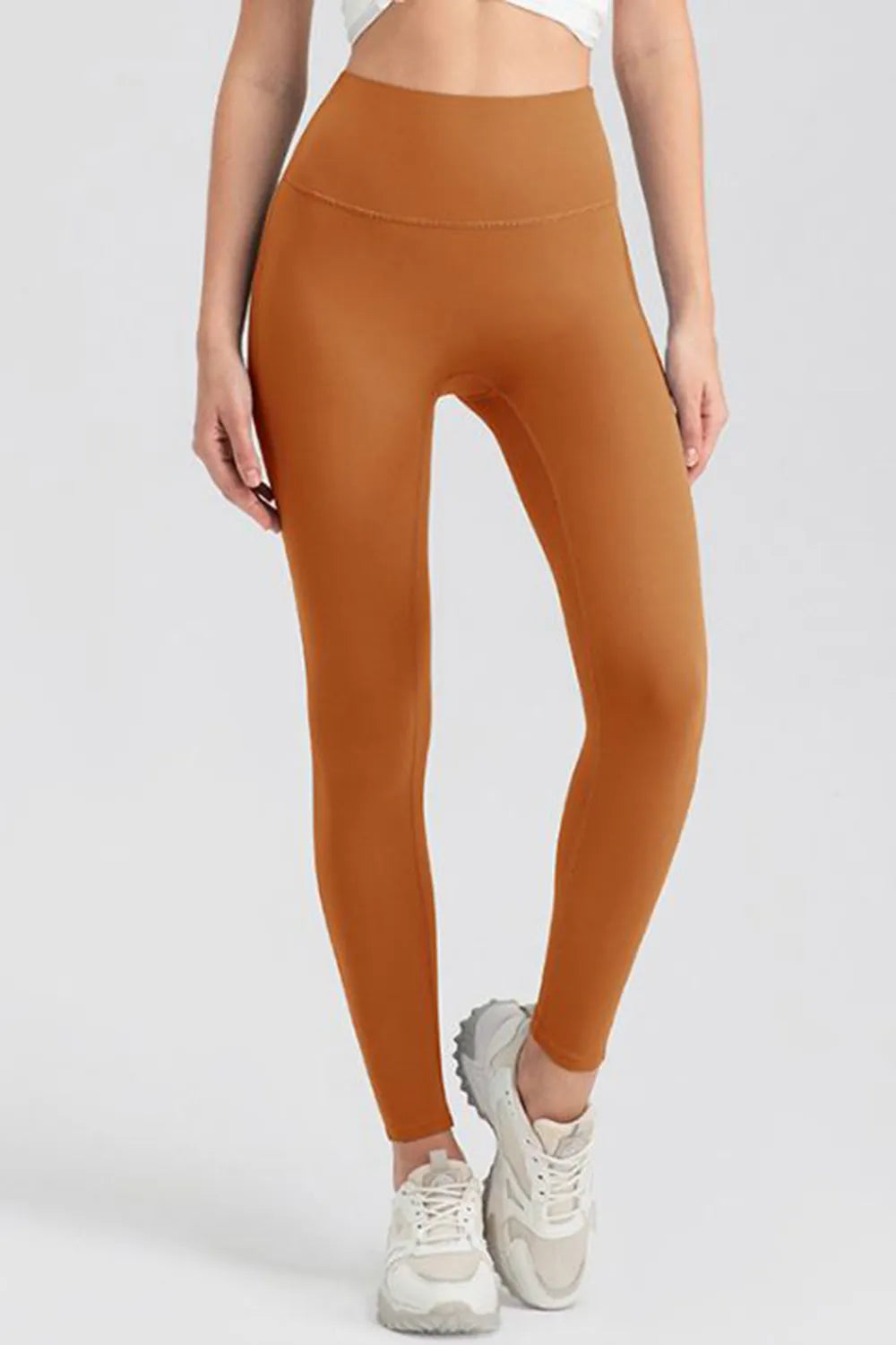 Ultra-Stretch Nylon Leggings for Everyday Comfort - cas7m