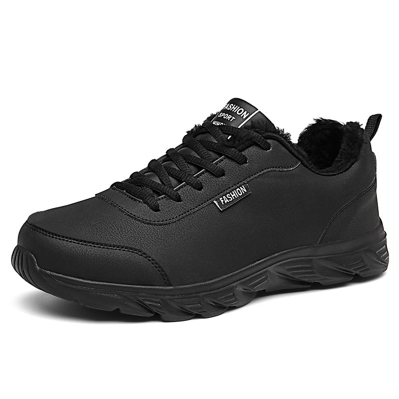 Men Sneakers Winter Warm Sports Shoes With Plush - cas7m