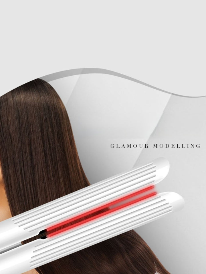 Rapid Heat Compact Hair Straightener for Sleek & Silky Styles - cas7m