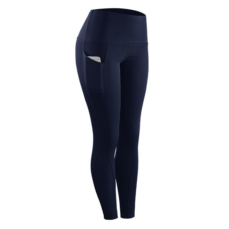 Women Compression Skinny Fitness Leggings Women Stretch Sportswear Casual Leggings Pants with Pocket - cas7m