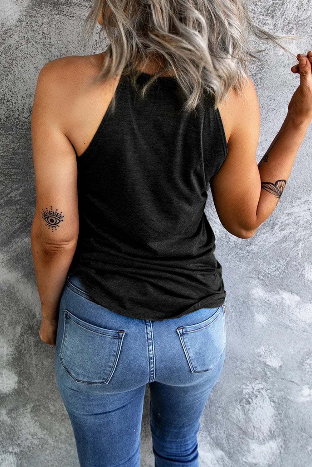 MAMA Round Neck Tank - cas7m