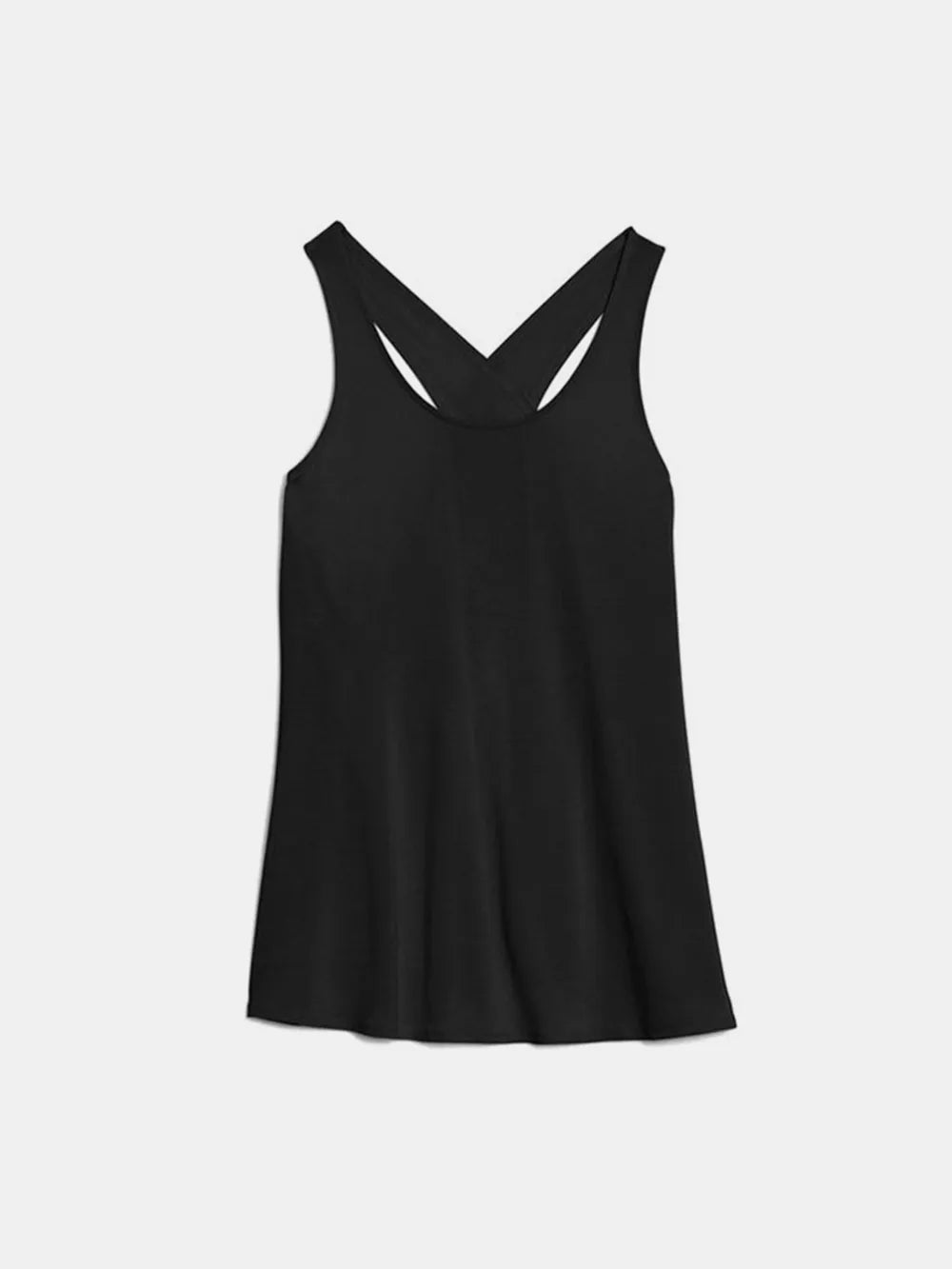 Crisscross Scoop Neck Active Tank - cas7m