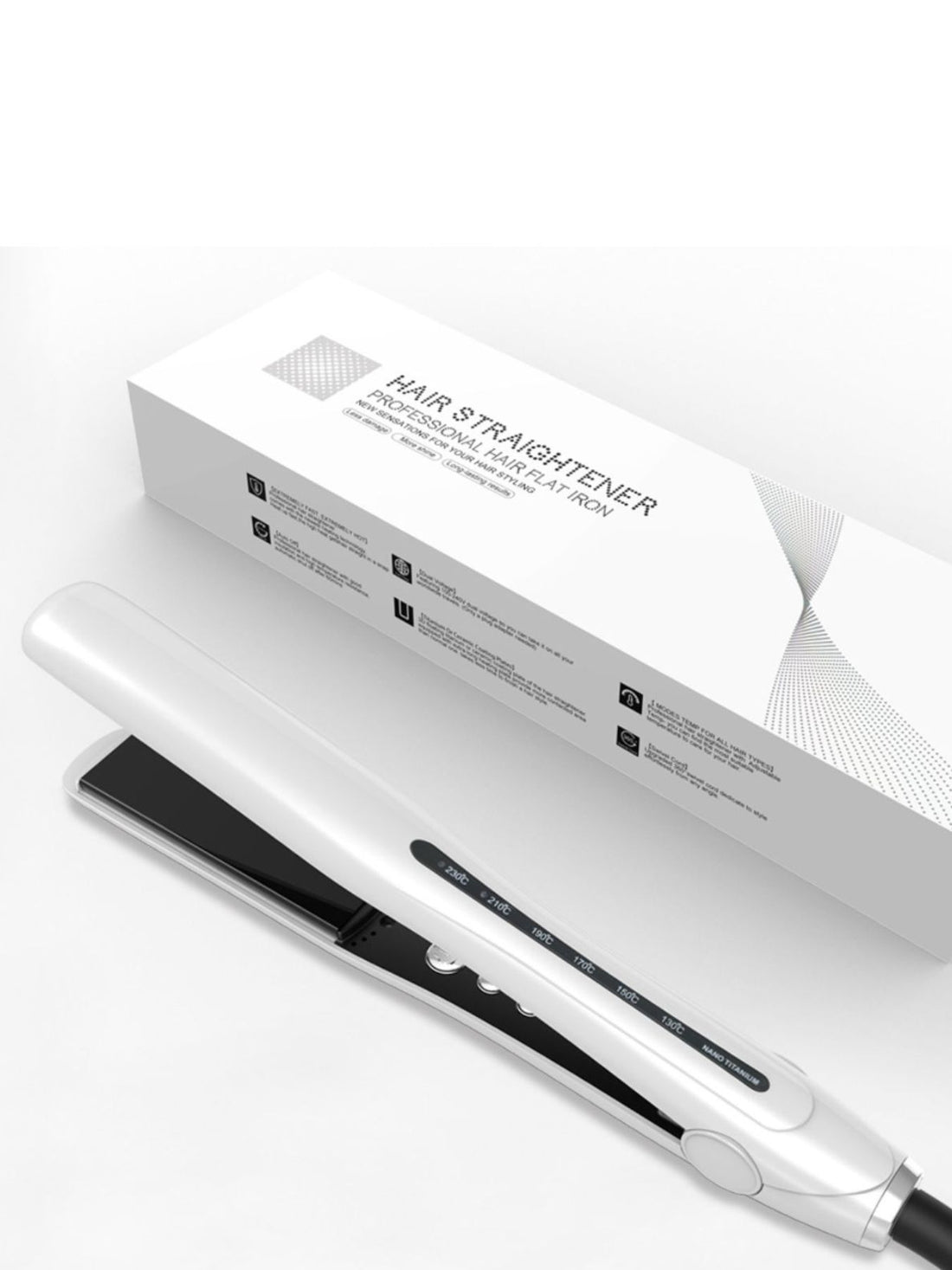 QuickHeat Pro Hair Straightener for Flawless Styles Anywhere - cas7m